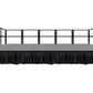 MyStage  12'x24' Portable Stage with Railling and Skirts