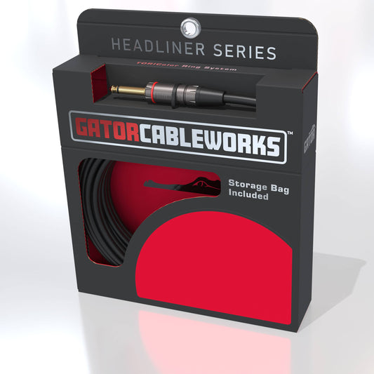 Quiet Instrument Cable - Headliner Series - Right Angle