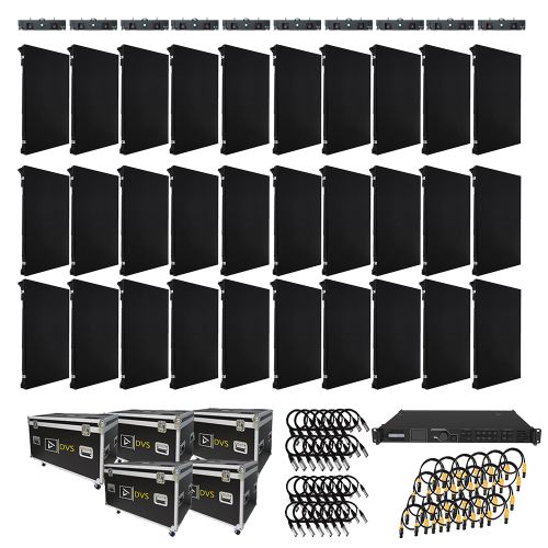 Vizra-3XIP 16-FT X 10-FT 3.9MM IP65 Outdoor LED Video Wall System Package (NovaStar)