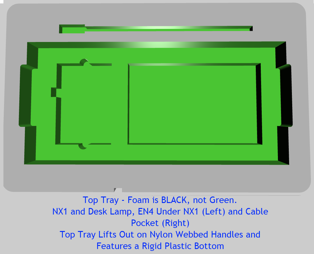 Custom Onyx NX1, NX K, and NX P Road Case with Space for Accessories