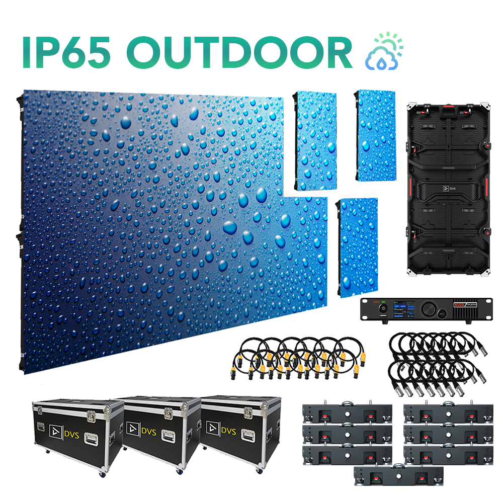 VIZRA-3XIP 12-FT X 7-FT 3.9MM IP65 OUTDOOR LED VIDEO WALL SYSTEM PACKAGE (NOVASTAR)