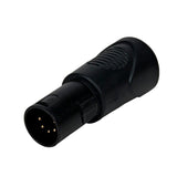 Accu-Cable RJ45 to 5-pin male XLR adapter - ACRJ455PM