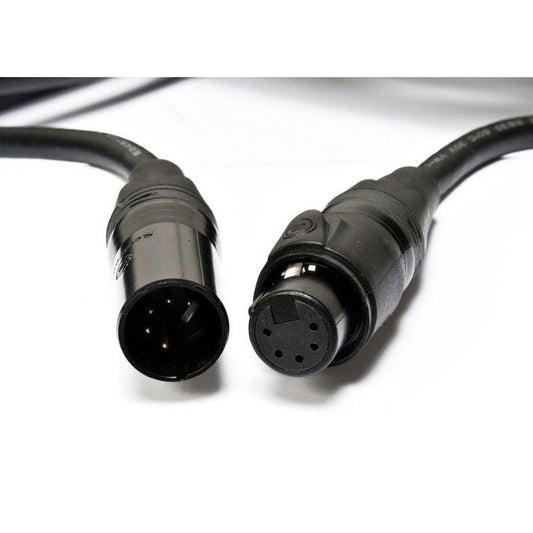 Accu-Cable 1.64ft IP65 Rated 5-Pin DMX Cable - STR501