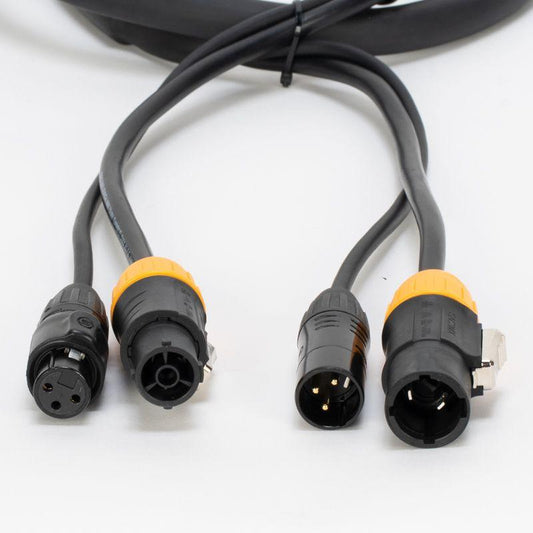 Accu-Cable 6ft IP65 3-Pin DMX + Locking Power Cable – AC3PTRUE6