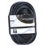 Accu-Cable 100ft AC Power Cable (12 AWG, Black) - EC-123-100
