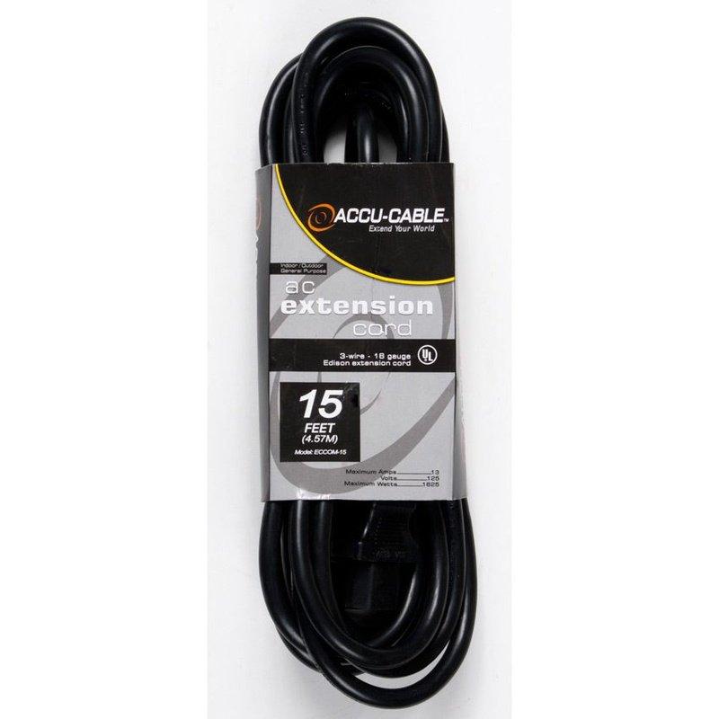 Accu-Cable 15ft IEC Jumper Cable - ECCOM-15